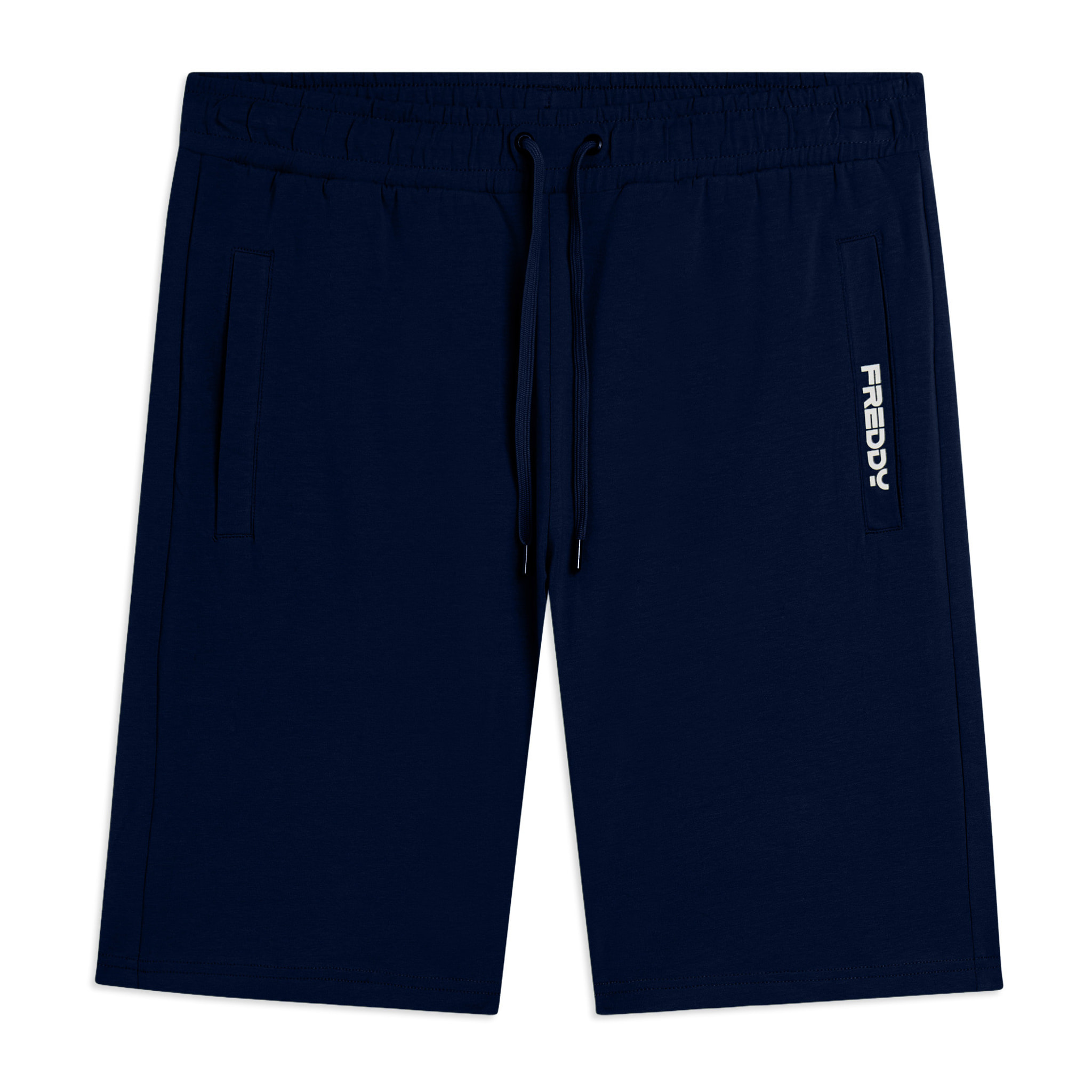 Pantaloni corti in jersey stretch con taschino