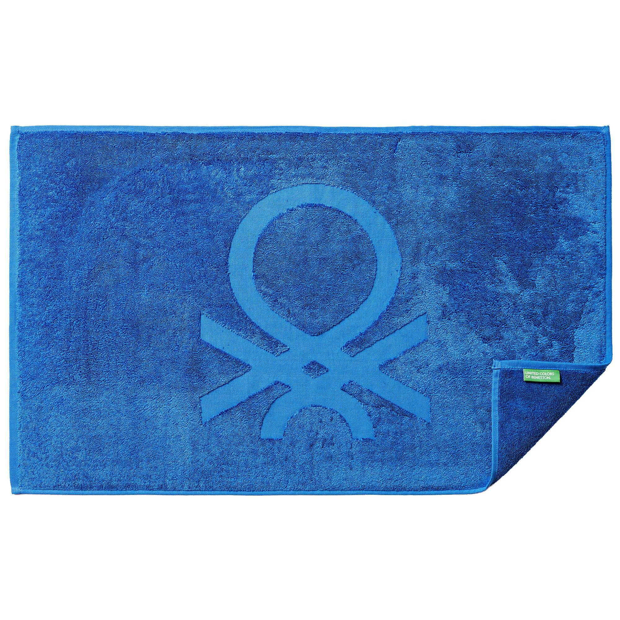 Alfombra de baño de 50x80cm de 100% Algodón 750GSM color Azul Benetton