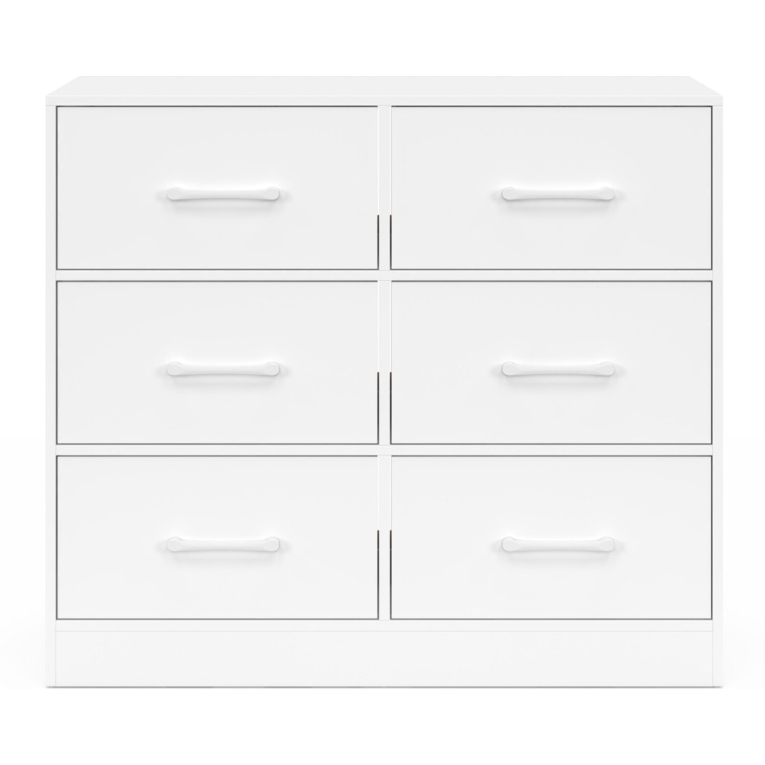 Commode Uma 6 tiroirs blanc