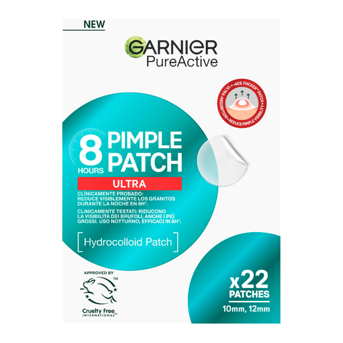 Cerotti Idrocolloidali per Brufoli PureActive Pimple Patch Ultra Barriera Protettiva 22 Patch