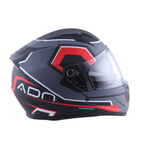 ADN STELVIO FURY BLACK GREY RED