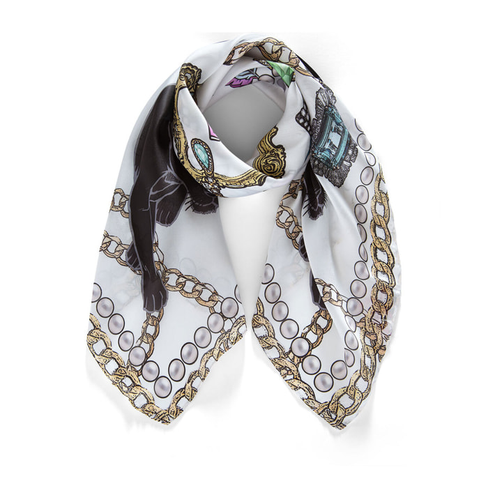 Foulard da donna Textile Polyester 0x90x90 cm