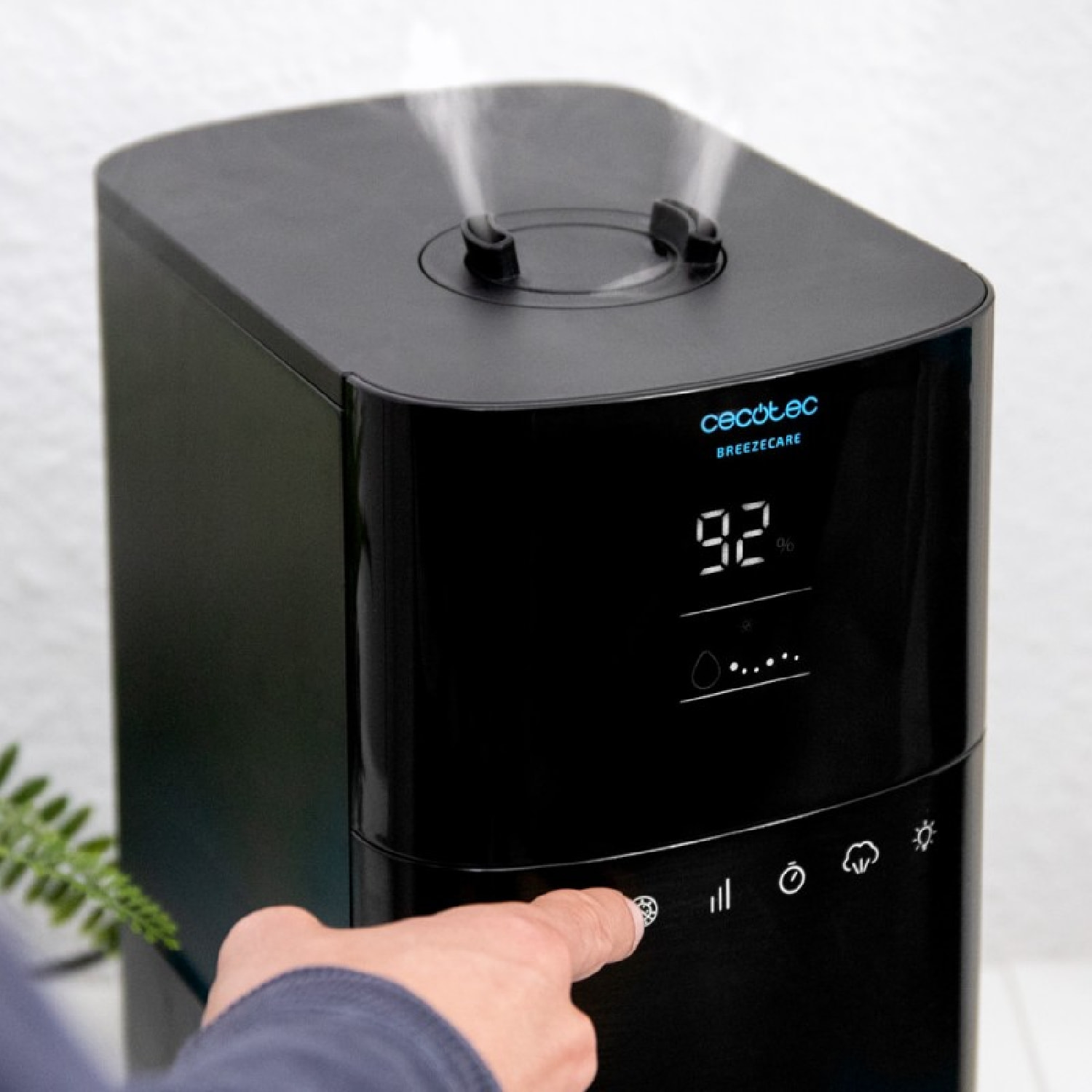 Humidificador BreezeCare 4000 Connected. Depósito 6 litros, Humidificación 400 m