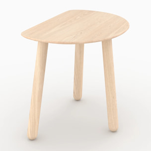 Tables gigognes en bois de frêne effet blanchi - Montaine