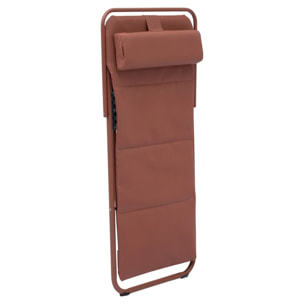 Chilienne de jardin empilable pliable Mirael acajou