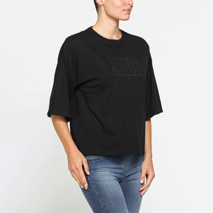 T-SHIRT OVERSIZE CON STAMPA