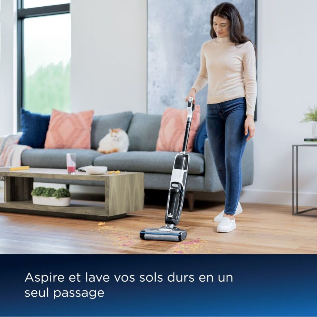 Aspirateur laveur BISSELL Crosswave HF3 Pro sans fil