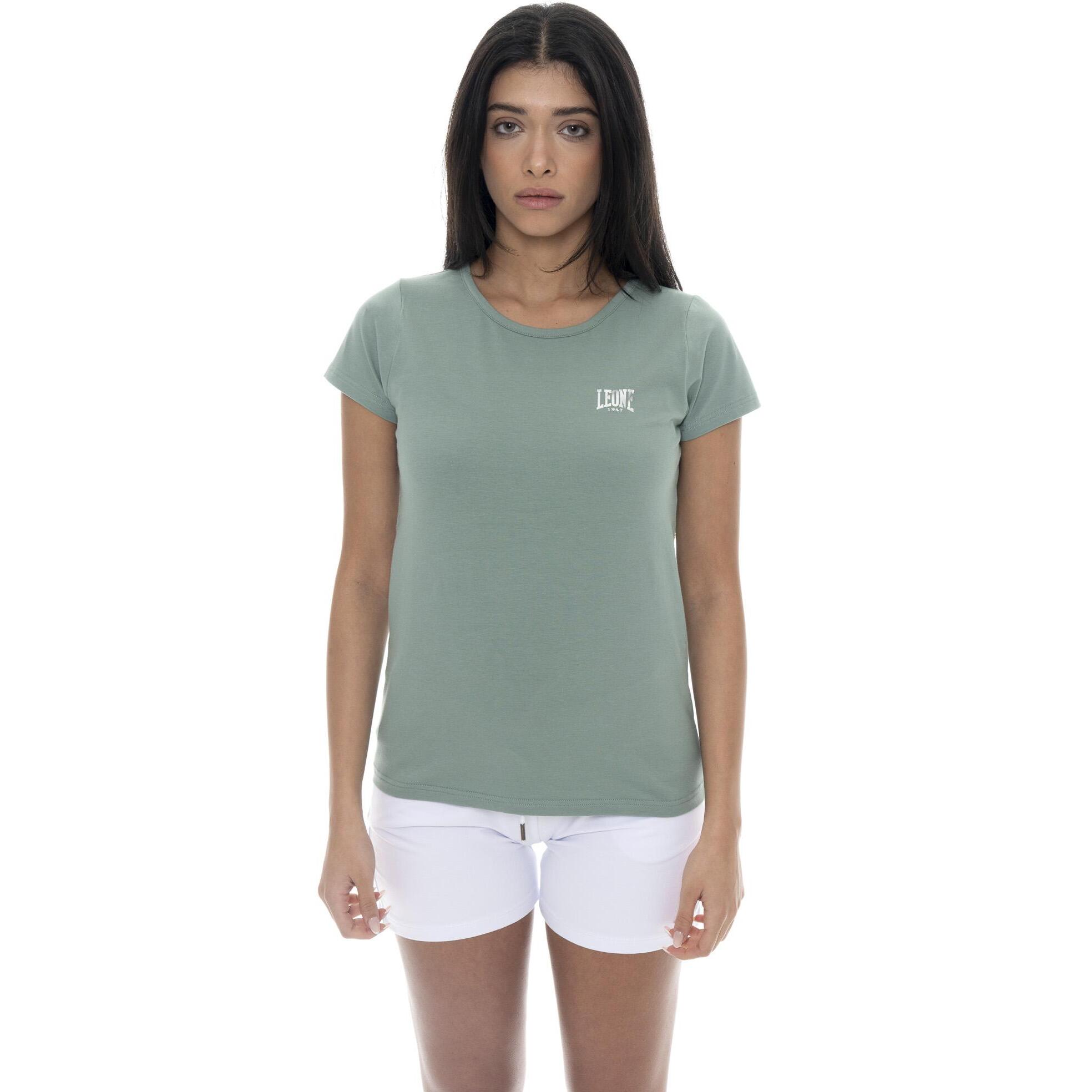 Camiseta de mujer con logo lateral de corazón Leone Basic