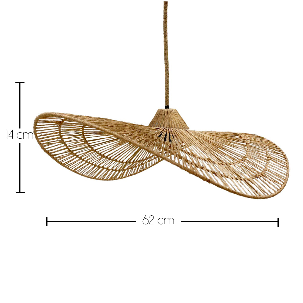 Suspension solaire bohème MARBELLA SOLAR H14cm