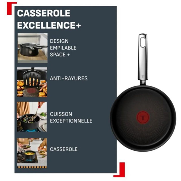 Casserole TEFAL 20 cm Excellence +