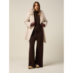 Oltre - Cappotto in tessuto morbido - Beige