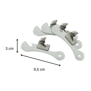 Lot de 4 ouvre-boites FM Professional