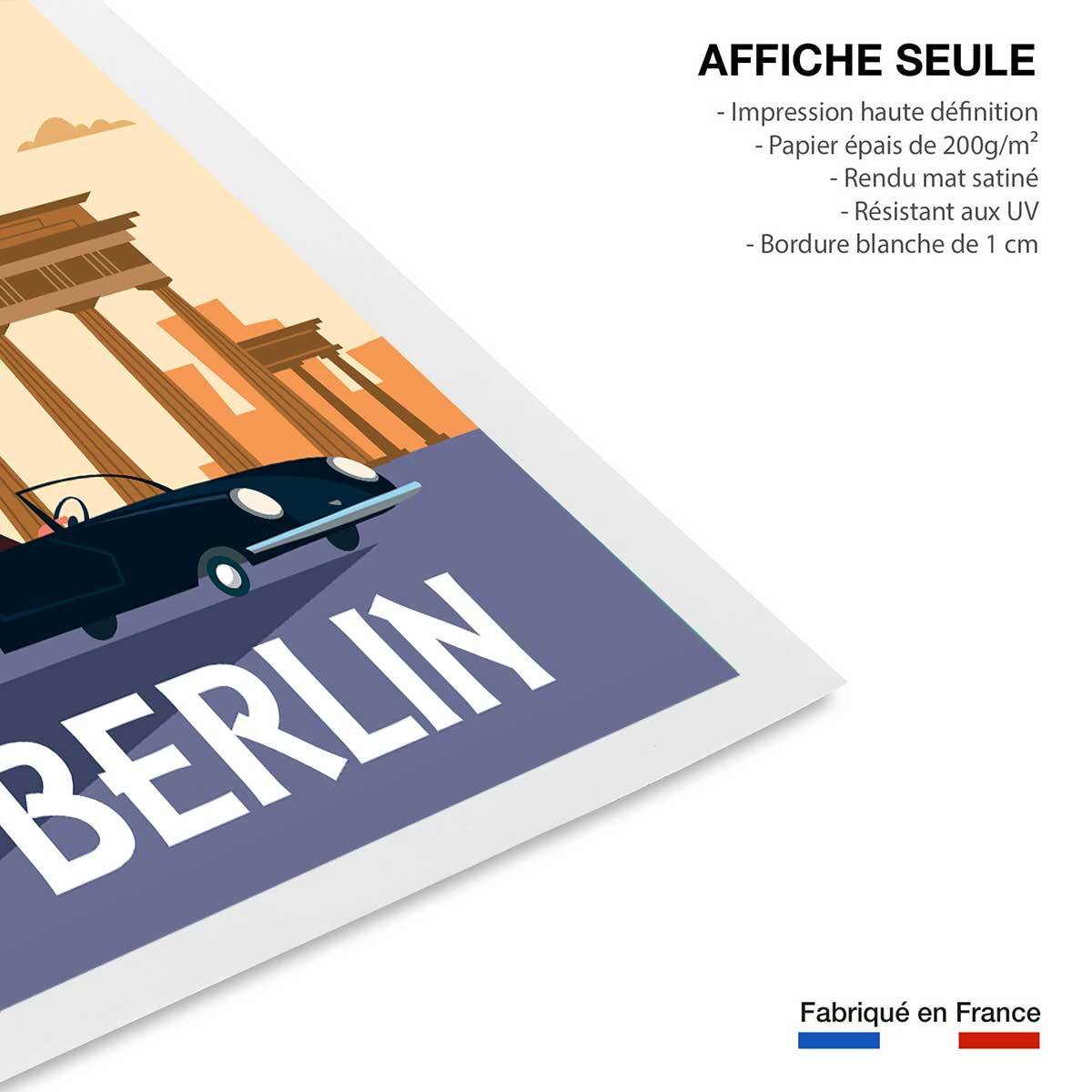 Affiche Un Week End à Berlin Affiche seule