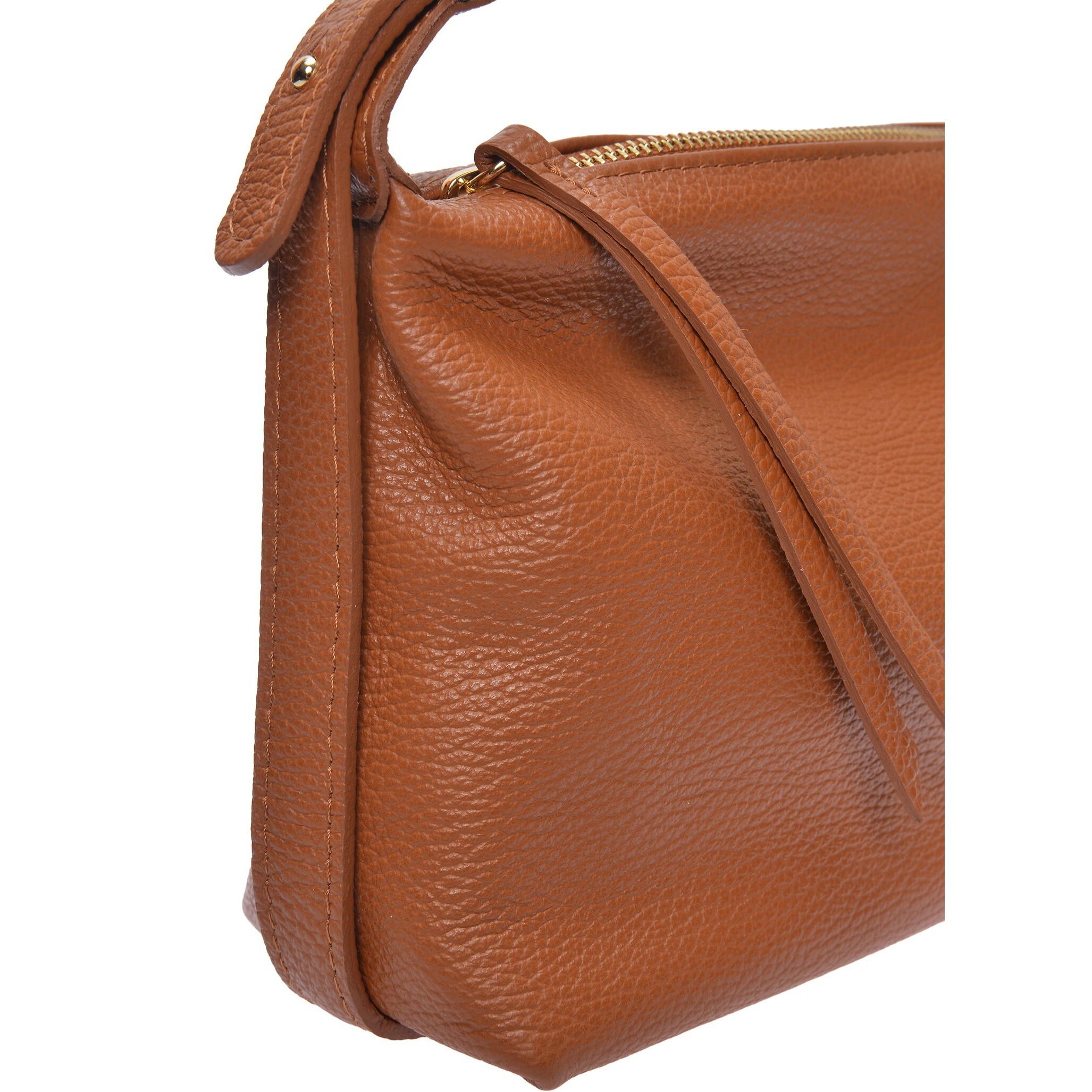 Borsa a tracolla Anna Luchini Cammello