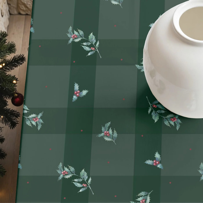 Nappe en résine Anti-tâches Green Christmas 1