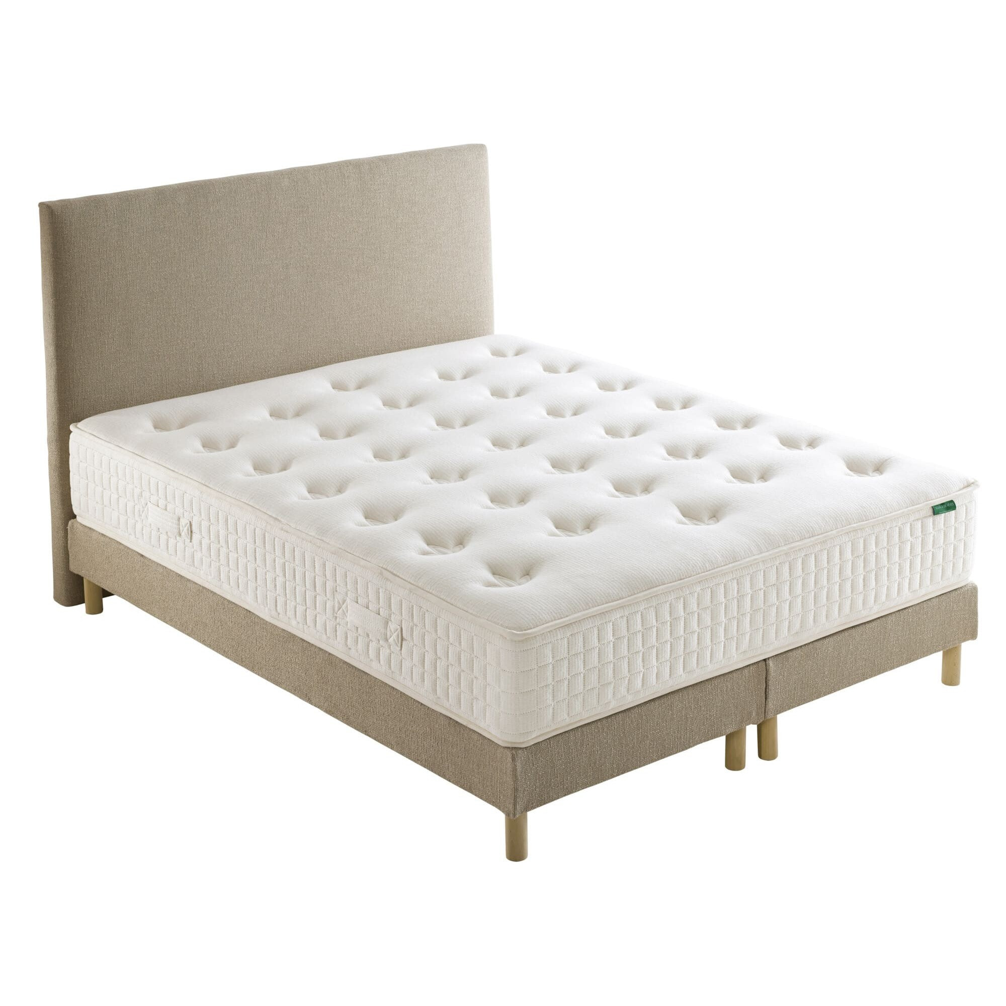 Ensemble matelas Le Latex Naturel + sommier + tête de lit