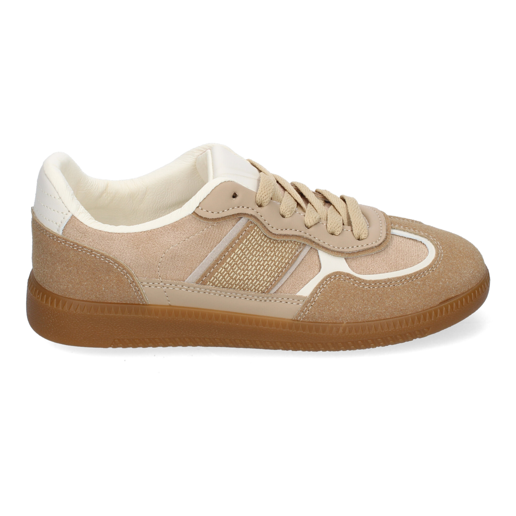 Zapatilla Deportiva Casual de Mujer, Diseño Moderno Combina dos Materiales