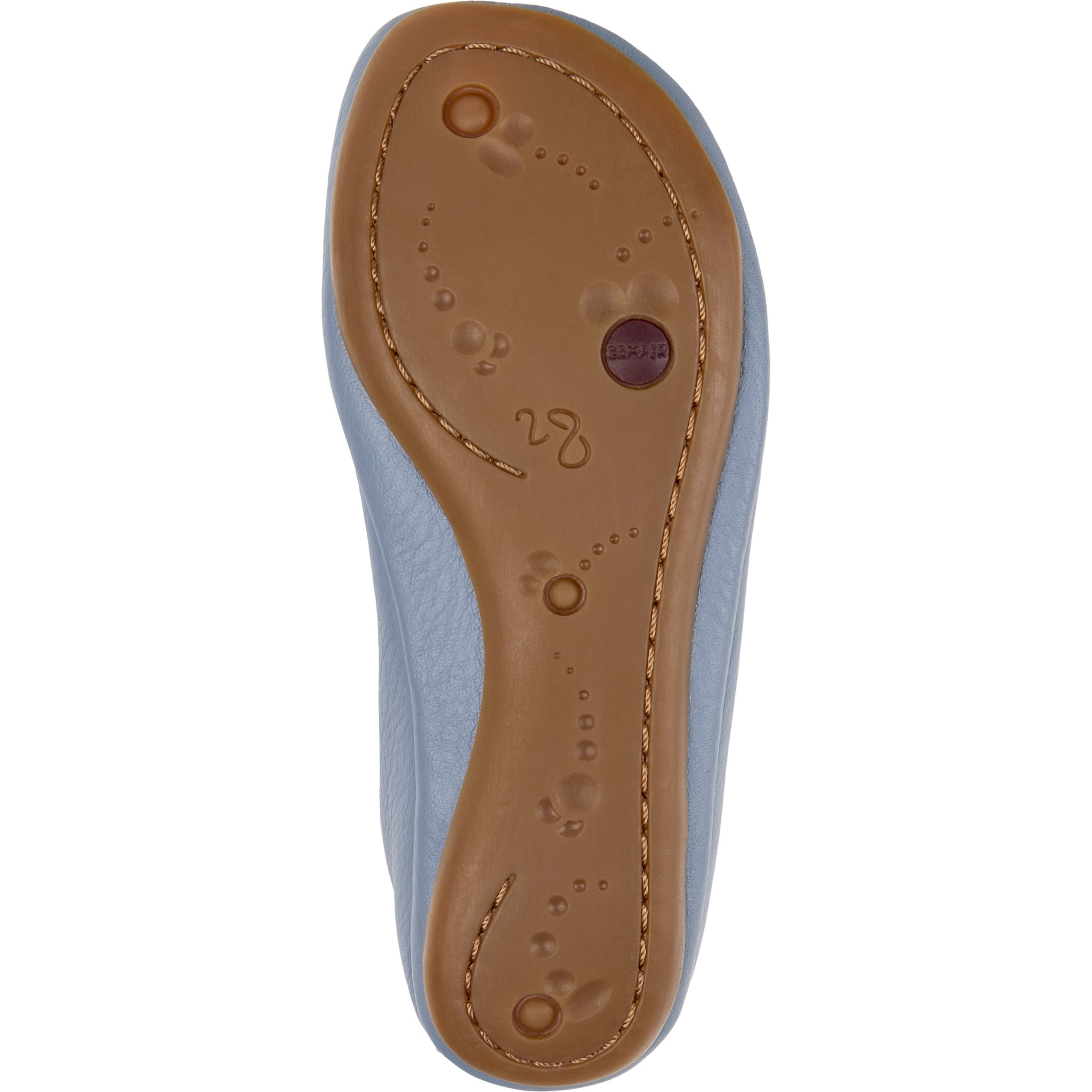 Bailarinas - CAMPER Right Kids - Azul - Cuero liso