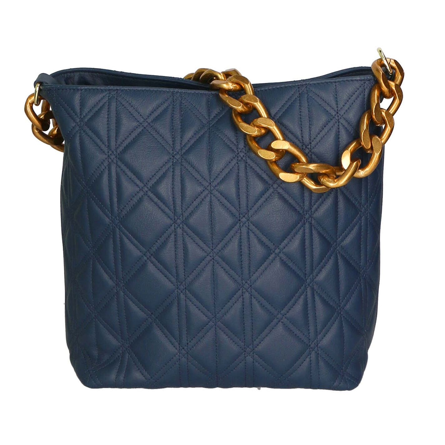 Borsa a spalla da donna - Modello Adra - Vera pelle - 31.0 x 17.0 x 15.5 cm