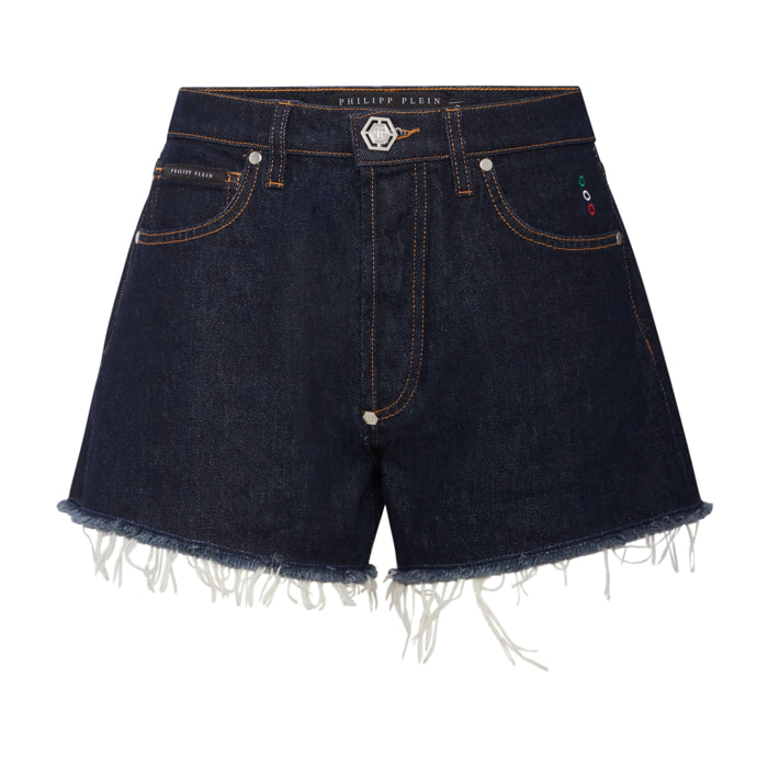 PHILIPP PLEIN Pantaloncini di jeans