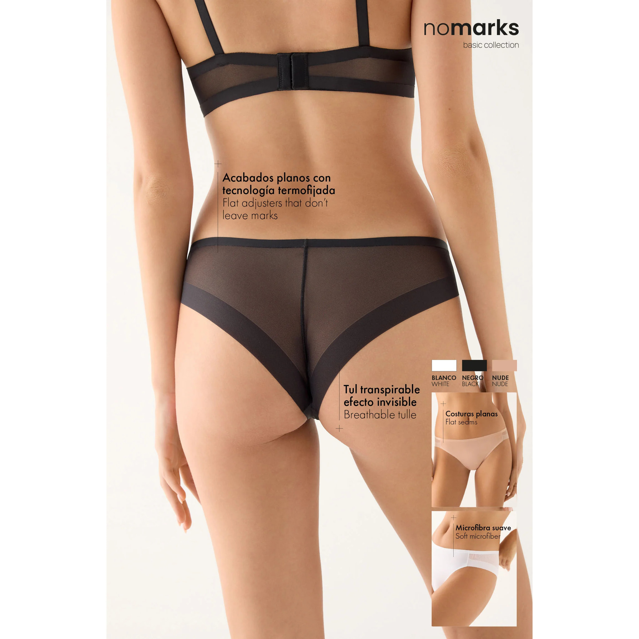 Slip brasiliano donna Nero