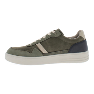 Armata di Mare Scarpe Uomo Sneakers Basse Stringate con Soletta Rimovibile in Memory Foam AMU W24M608 Olive