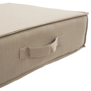 Coussin de sol Korai café 45x45cm