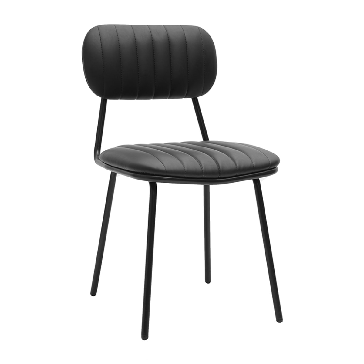 Chaises vintages noires (lot de 2) GALWAY