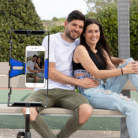 Supporto per smartphone con stabilizzatore manuale stafect - nero - 25x13x5,4 cm