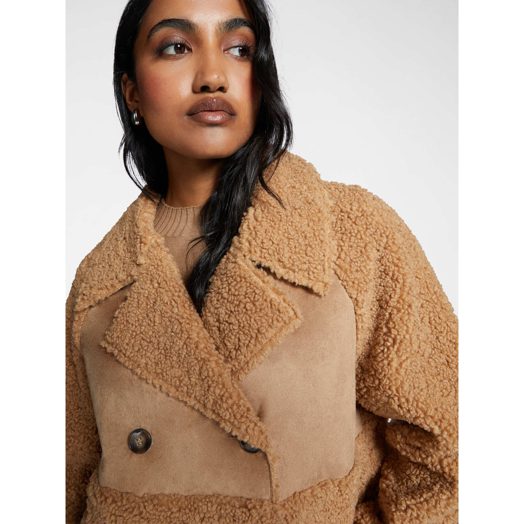 Elena Mirò - Cappotto teddy - Beige