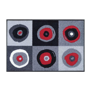 Tapis salon et chambre tissé motif rond FARE