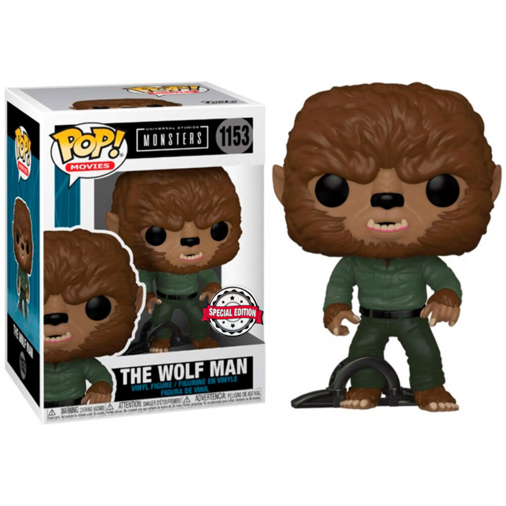 Pop Figura Universal Monsters The Wolf Man Esclusiva Funko