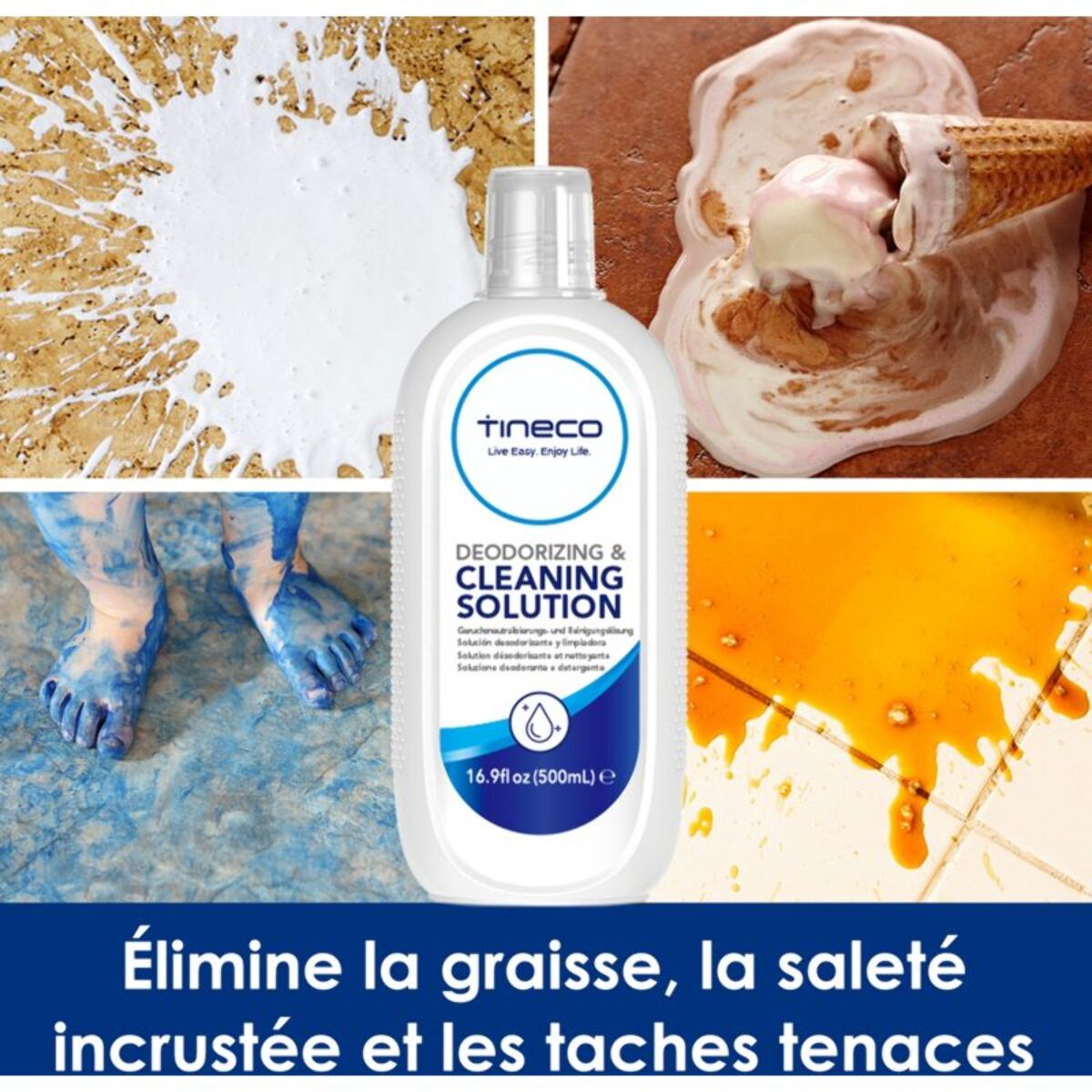 Détergent TINECO Détergent TINECO Sols durs 1L multi-surfaces Floor One