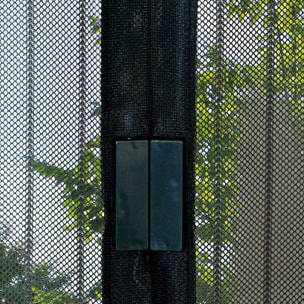 Moustiquaire avec fermeture aimantée - Noir