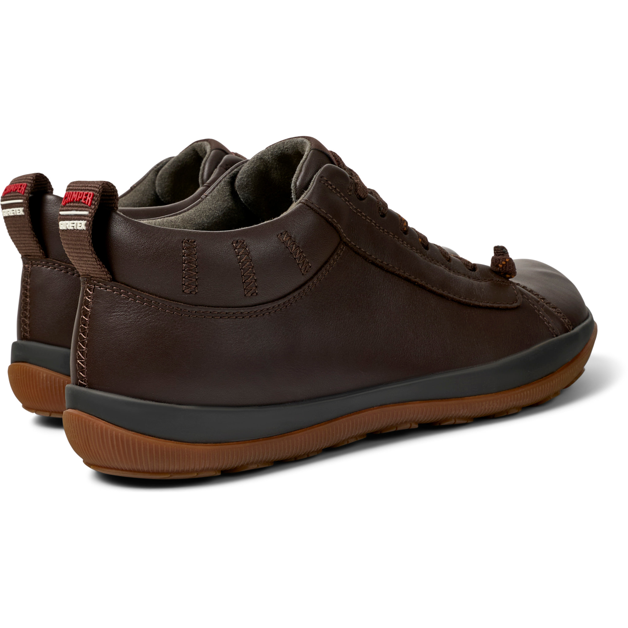 Botines - CAMPER Peu Pista GM - Marron - Cuero liso