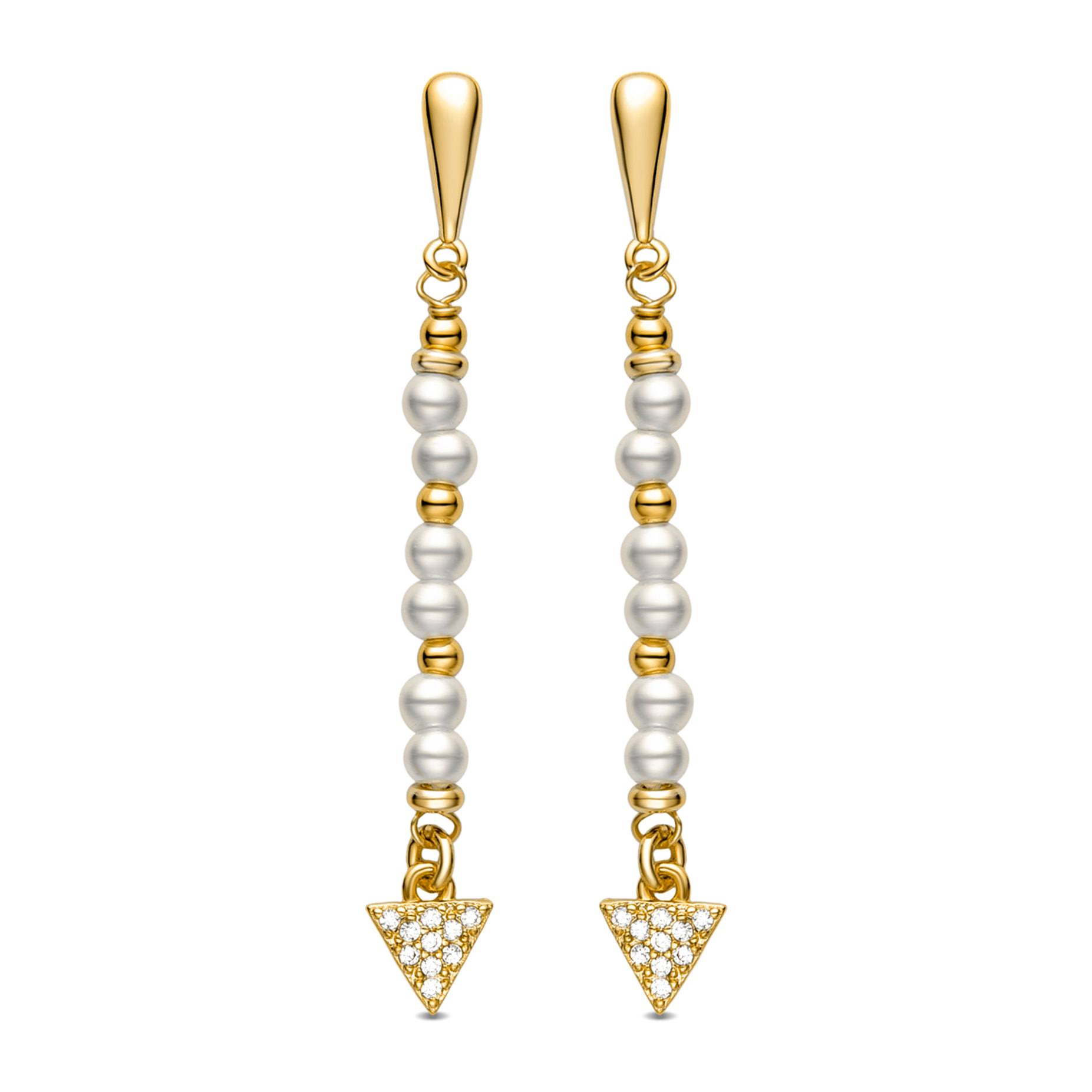 Pendientes Lux by Lux acabados oro 18k