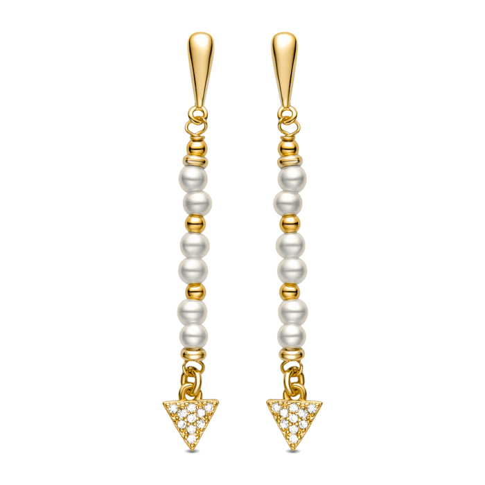 Pendientes Lux by Lux acabados oro 18k