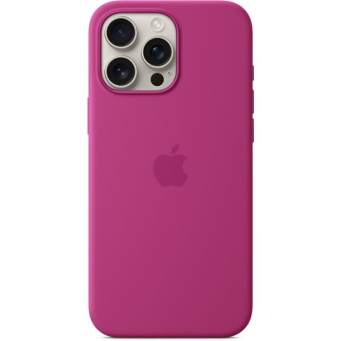 Coque APPLE iPhone 16 Pro Max Fuchsia MagSafe silic