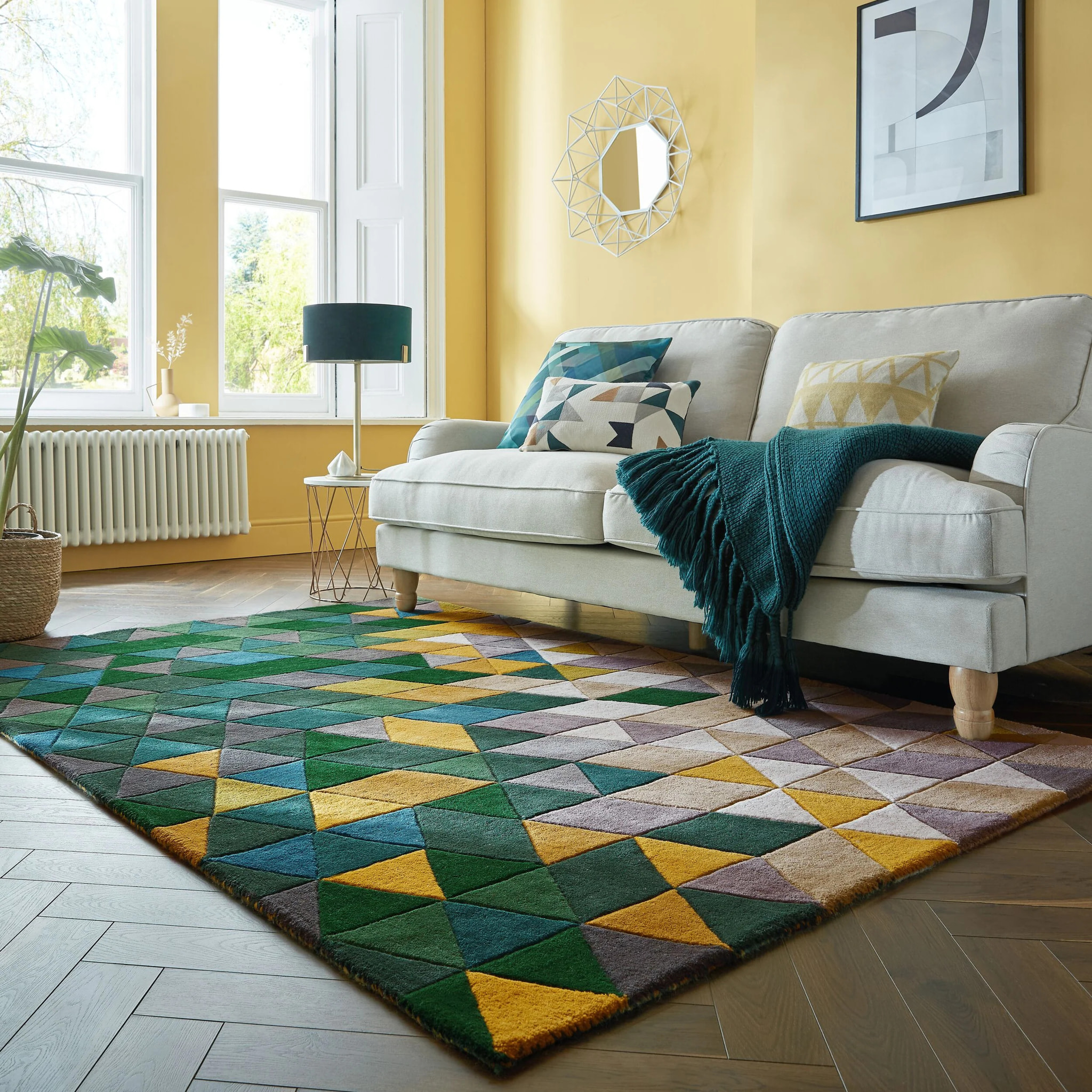 Tapis en laine PRISM Multicolore