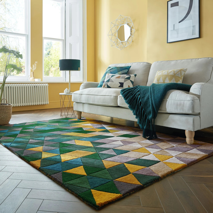 Tapis en laine PRISM Multicolore