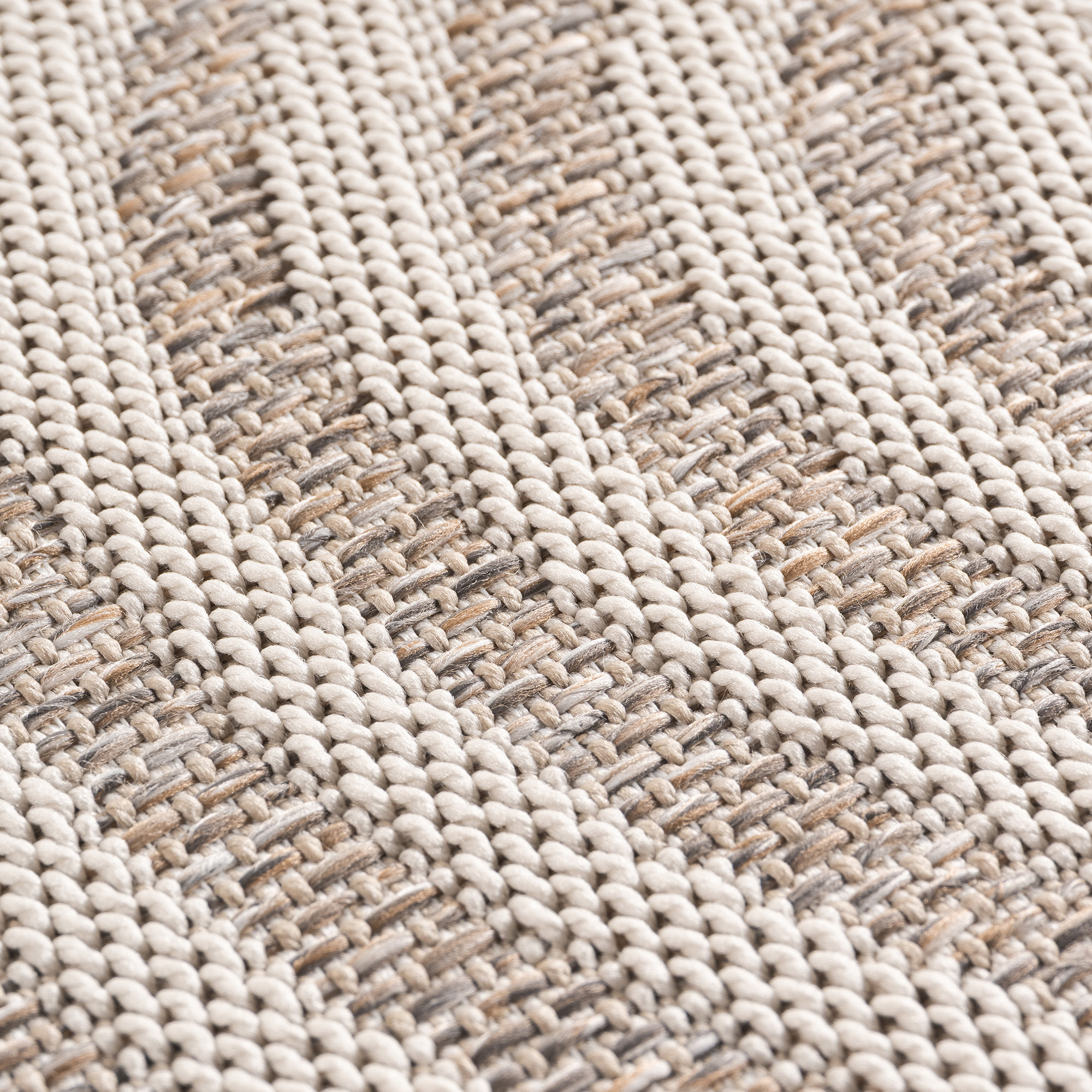 TENERIFE - Tapis intérieur/extérieur beige, design graphique