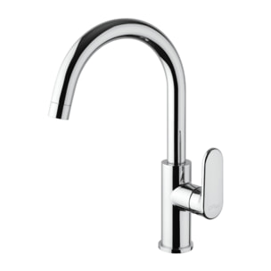 Mitigeur lavabo bec haut mobile PAINI Stone chromé