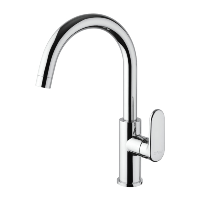 Mitigeur lavabo bec haut mobile PAINI Stone chromé