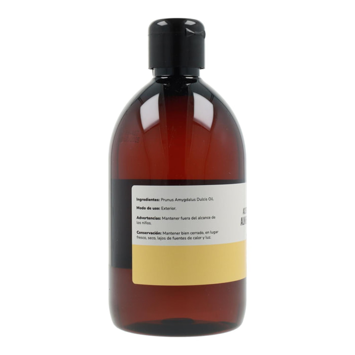 PLANETA HUERTO | Aceite Vegetal de Almendras Dulces 500 ml - Hidratante Natural para Piel Seca, Sensible y con Problemas de Irritación