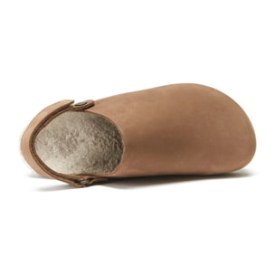 Sabot Mandèl Nubuck Marrone