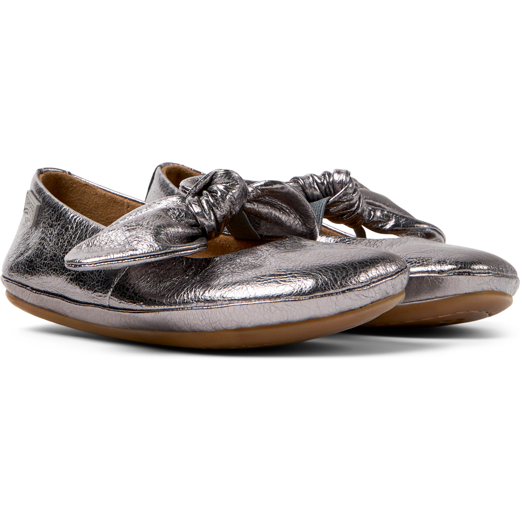 Ballerine - CAMPER Right - Grigio - Pelle liscia