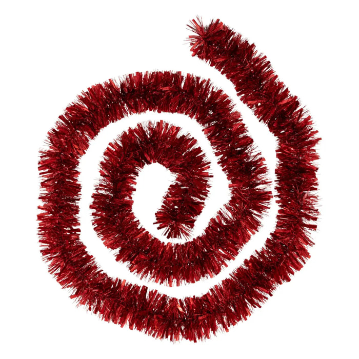 Guirlande de noël longue laser rouge 100x6x3m
