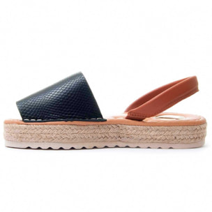 Sandalias de Plataforma - Negro - Altura: 4 cm