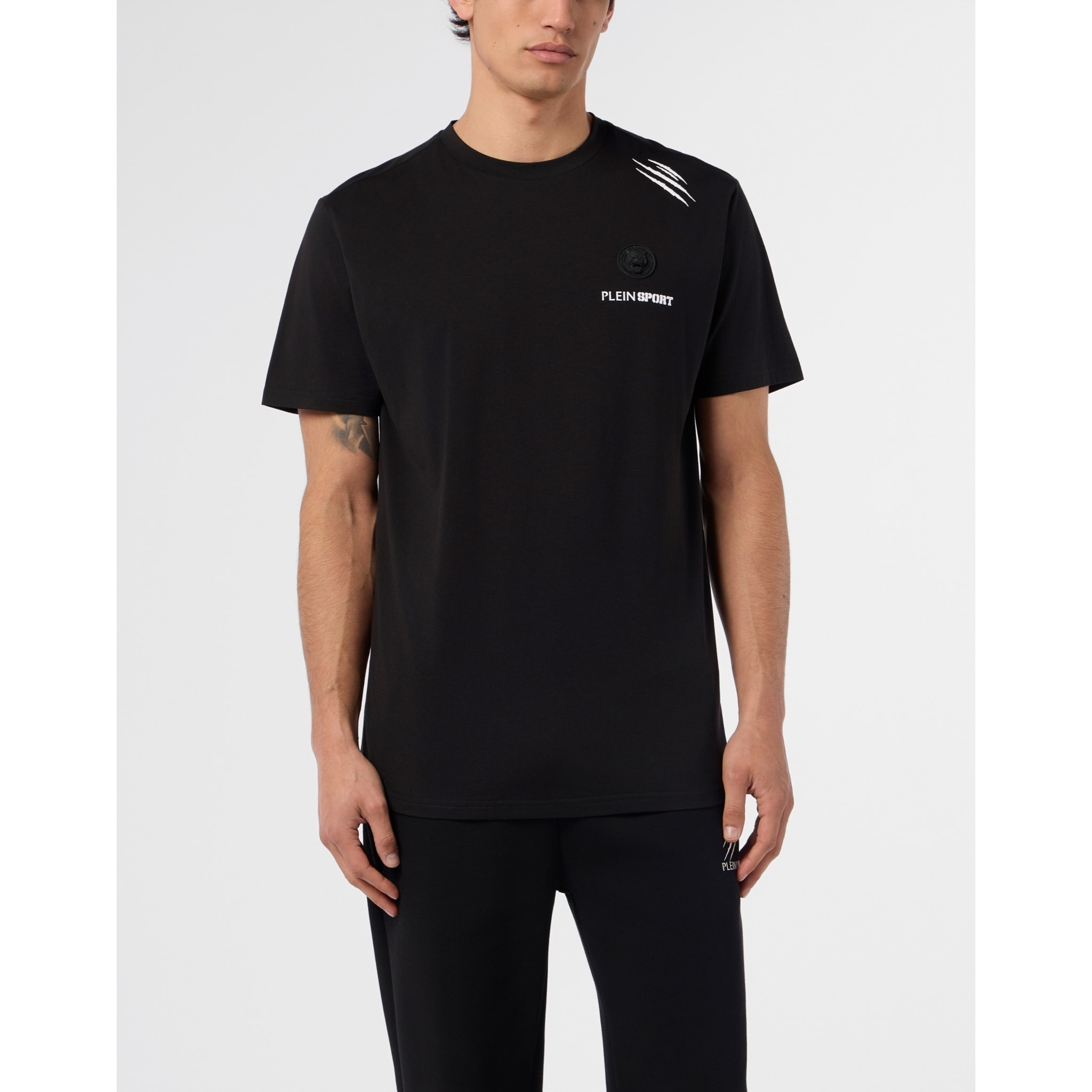 PLEIN SPORT T-Shirt Round Neck Ss SCRATCH