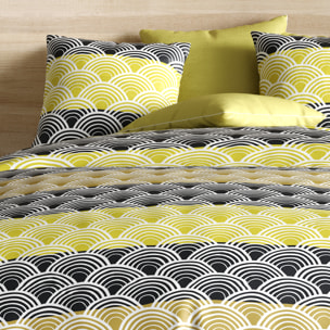 Parure Housse De Couette 2pcs 100%microfibre 60gsm Hiko